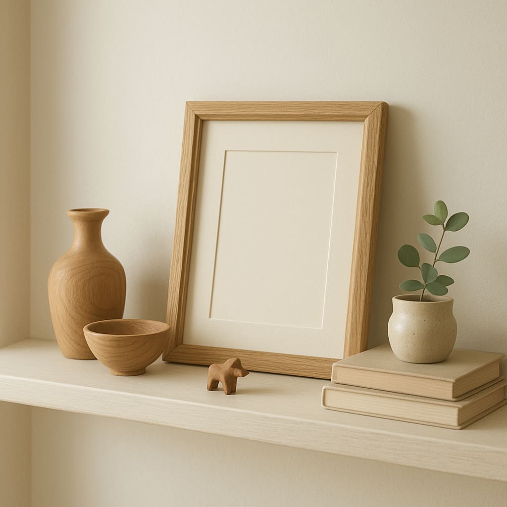 Wooden decor and frames